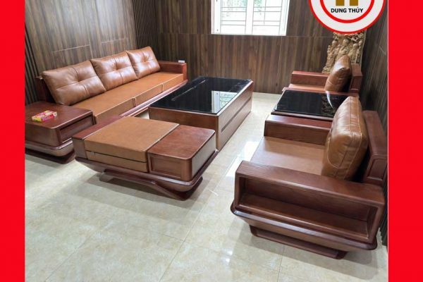 Bộ ghế sofa đối phi thuyền gỗ sồi Nga GT44 2024