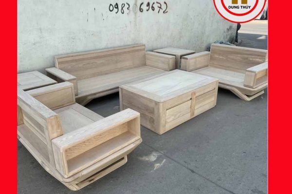 Bộ ghế sofa đối phi thuyền gỗ sồi Nga GT44 2024