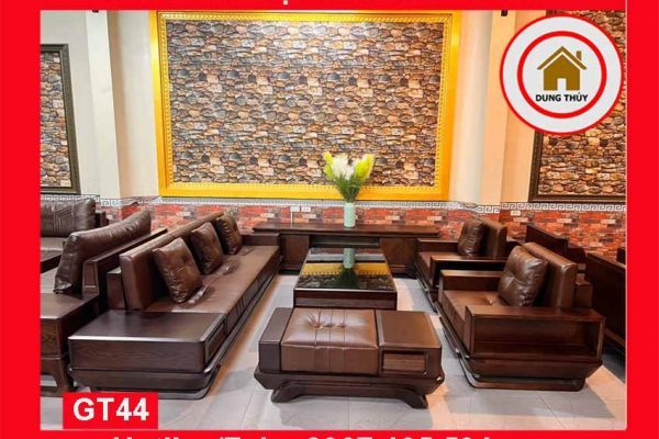 thiết kế phòng khách liền bếp rộng 30m2