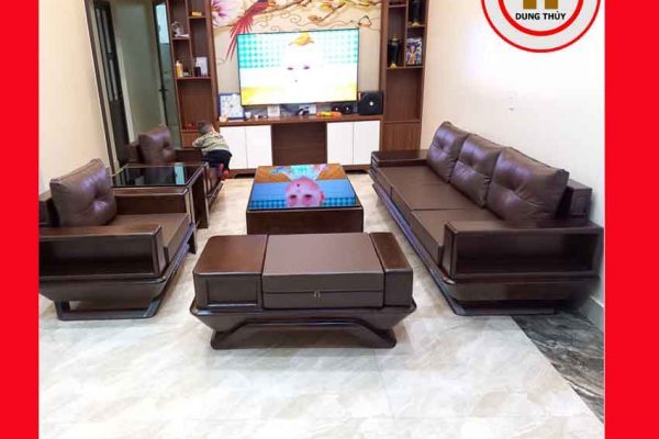 Bộ ghế sofa đối phi thuyền gỗ sồi Nga GT44 2024