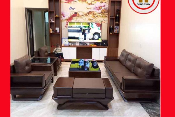 Bộ ghế sofa đối phi thuyền gỗ sồi Nga GT44 2024