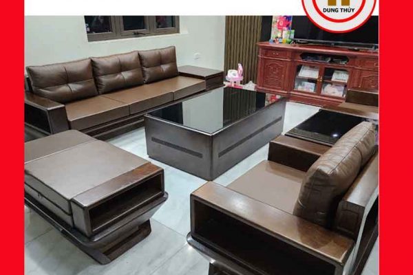 Bộ ghế sofa đối phi thuyền gỗ sồi Nga GT44