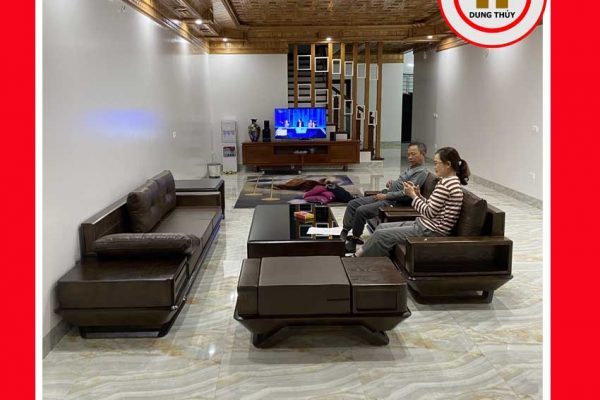 Bộ ghế sofa đối phi thuyền gỗ sồi Nga GT44