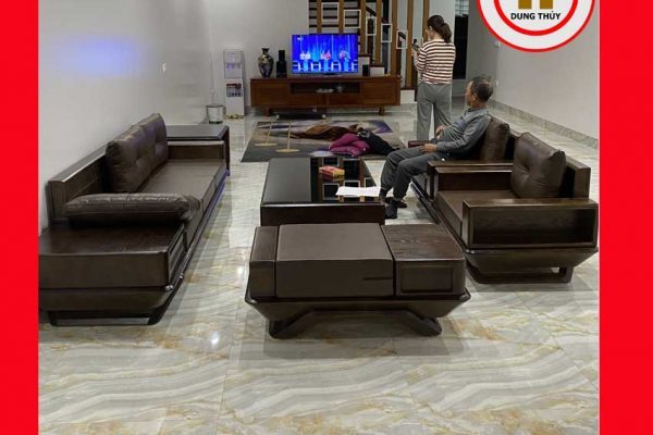 Bộ ghế sofa đối phi thuyền gỗ sồi Nga GT44