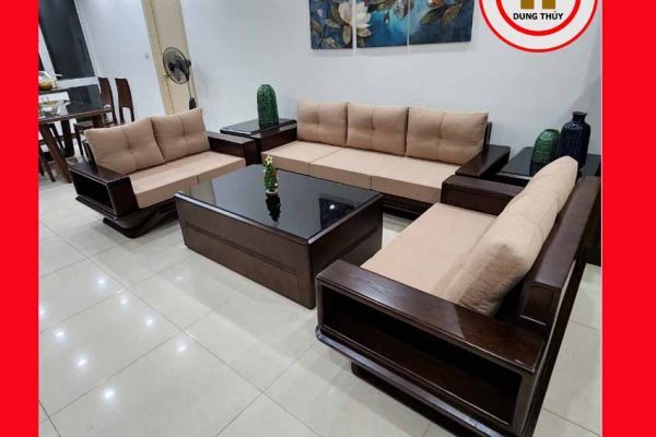 Bộ ghế sofa đối phi thuyền gỗ sồi Nga GT44