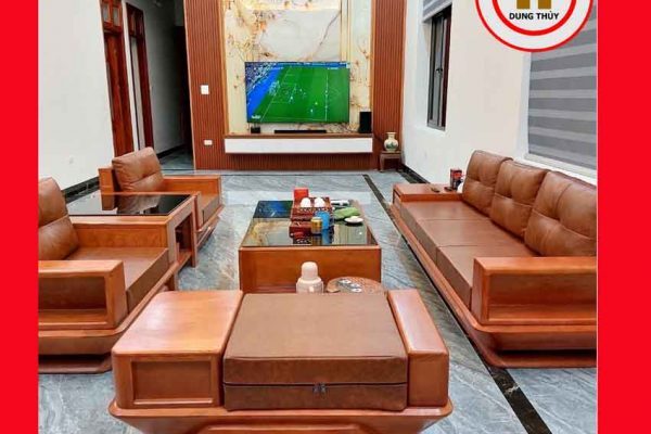Bộ ghế sofa đối phi thuyền gỗ sồi Nga GT44