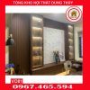 Vách ốp tường gỗ công nghiệp phòng khách VO01