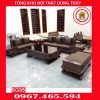Bộ ghế sofa 2 văng thuyền cánh cong gỗ sồi Nga SG95