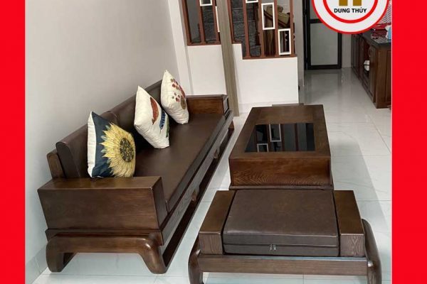 Sofa góc chữ L đùi gà gỗ sồi Nga SG77L duytien 2
