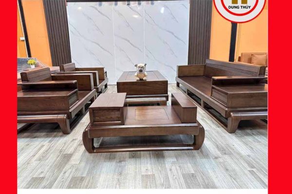 Bộ ghế đối đùi gà gỗ sồi Nga GT45