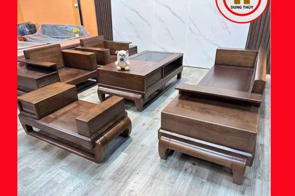 Bộ ghế đối đùi gà gỗ sồi Nga GT45