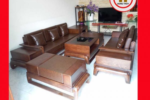 Bộ ghế đối đùi gà gỗ sồi Nga GT45