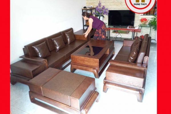 Bộ ghế đối đùi gà gỗ sồi Nga GT45