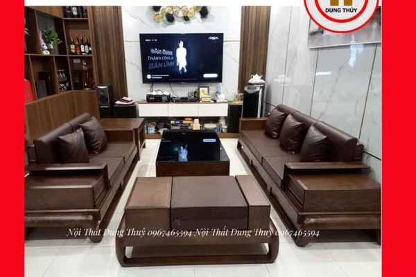Bộ ghế sofa đối đùi gà gỗ sồi Nga GT45