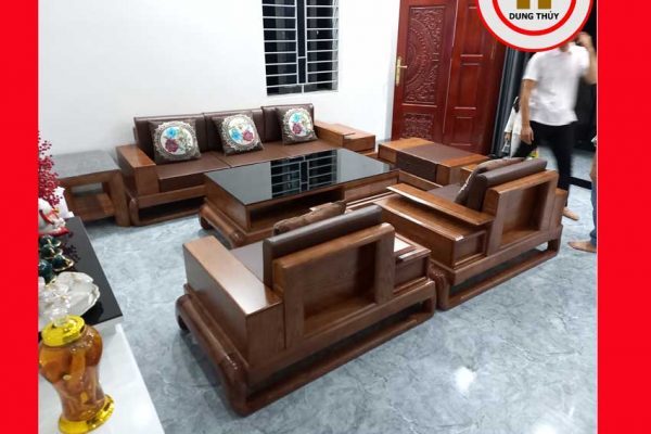 Bộ ghế sofa đối đùi gà gỗ sồi Nga GT45 hauhien 2