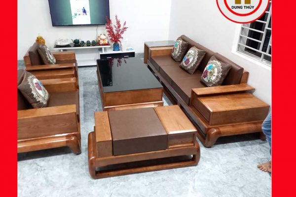 Bộ ghế sofa đối đùi gà gỗ sồi Nga GT45 hauhien 2