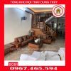 Bộ ghế sofa 2 văng phi thuyền gỗ sồi Nga SG91
