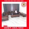 Bộ ghế sofa 2 văng thuyền cánh cong gỗ sồi Nga