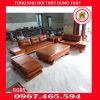 Bộ ghế sofa 2 văng thuyền cánh cong gỗ sồi Nga SG95