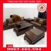 Bộ ghế sofa 2 văng đùi gà gỗ sồi
