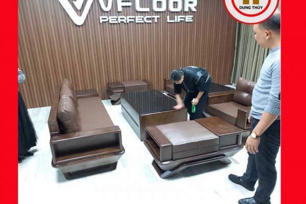 Bộ ghế sofa đối phi thuyền gỗ sồi Nga GT44 langha 2