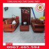 Bộ ghế đối phi thuyền gỗ hương đá GT47 2