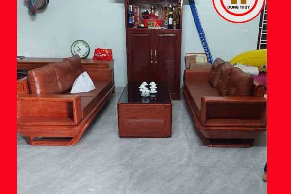 Bộ ghế đối phi thuyền gỗ hương đá GT47 2
