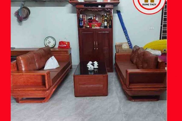 Bộ ghế đối phi thuyền gỗ hương đá GT47 2