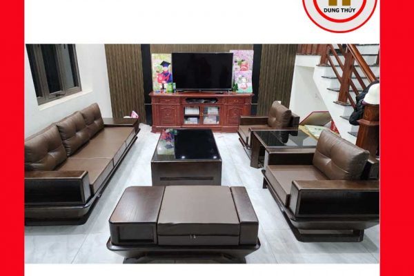 Bộ ghế sofa đối phi thuyền gỗ sồi Nga GT44 binhgiang 2