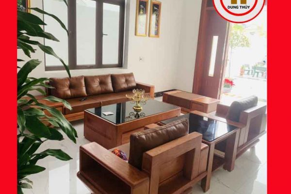 Bộ ghế sofa đối phi thuyền gỗ sồi Nga gialam 2