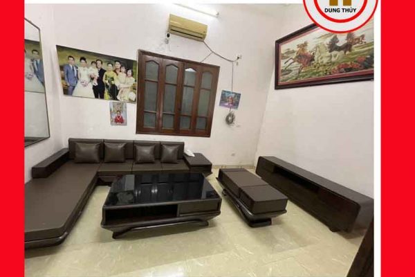 Sofa góc chữ L chân thuyền gỗ sồi Nga SG92 cuaong 3