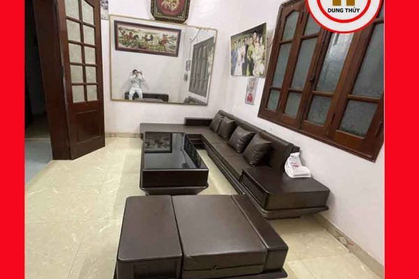 Sofa góc chữ L chân thuyền gỗ sồi Nga SG92 cuaong 3