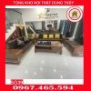 Bộ ghế sofa 2 văng chân quỳ gỗ sồi phucyen 2