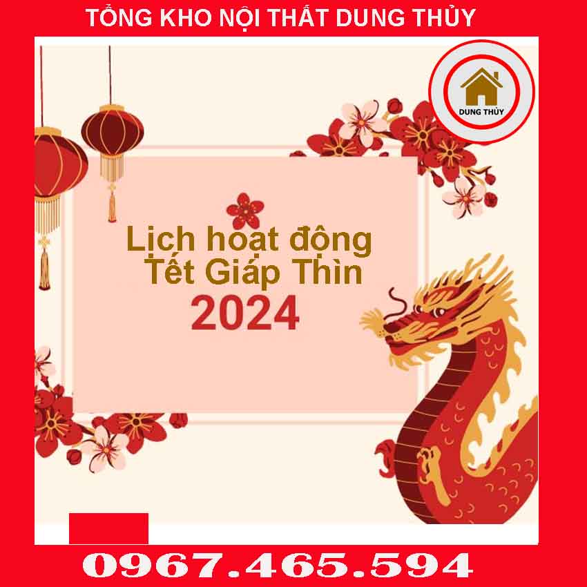 Lịch hoạt động và kế hoạch giao hàng Tết Giáp Thìn 2024
