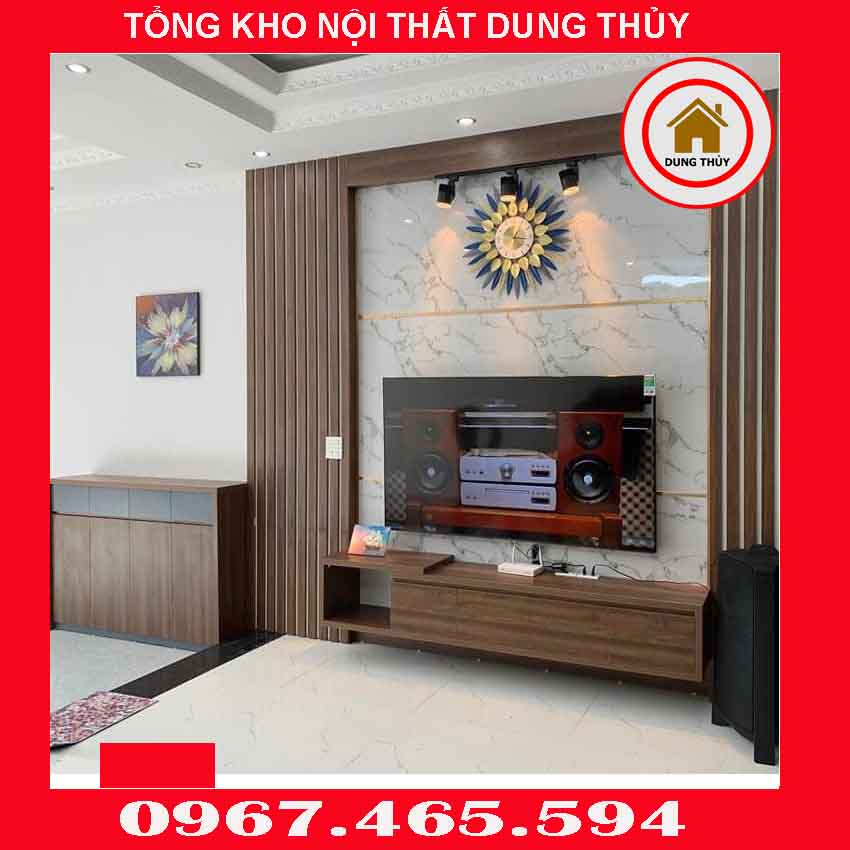 vách ốp tường sau tivi