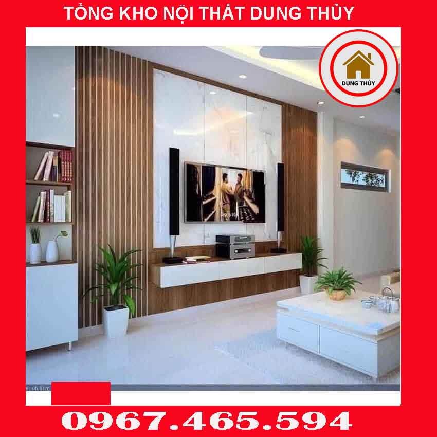 vách ốp tường trang trí phòng khách