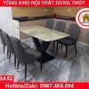 Bàn ăn chữ X đá ceramic 6 ghế Molly nhập khẩu BA52