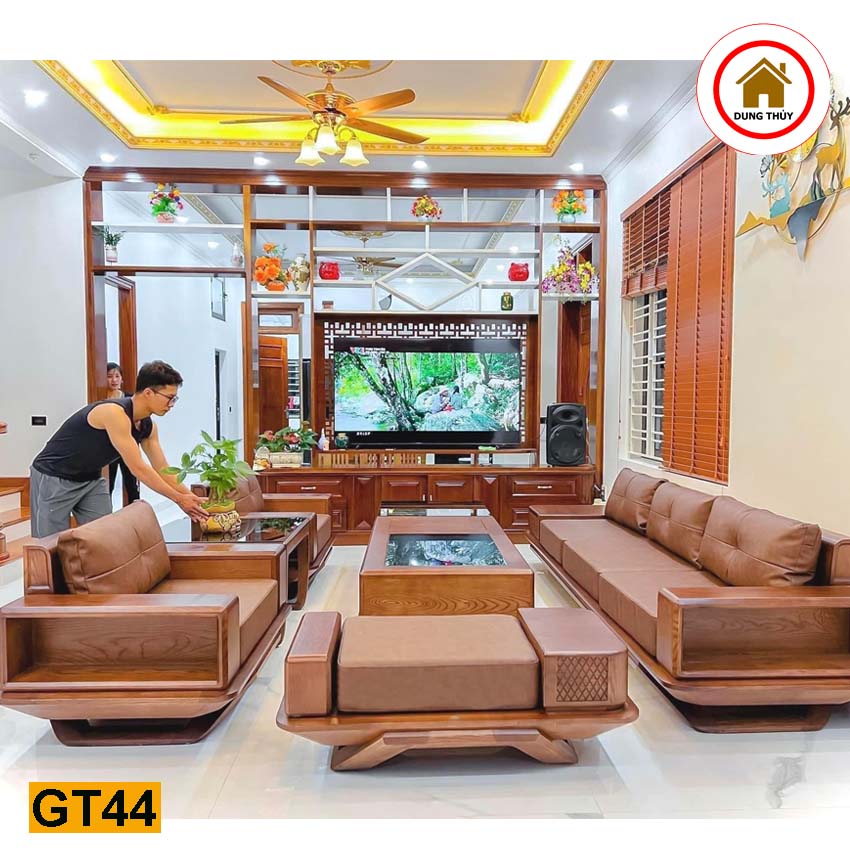 cách bài trí sofa đối