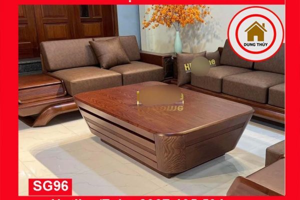 Sofa 2 văng kim cương gỗ sồi Nga SG96