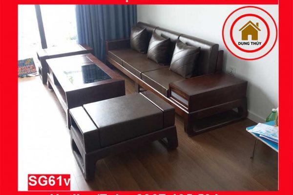 sofa gỗ KĐT Dương Nội