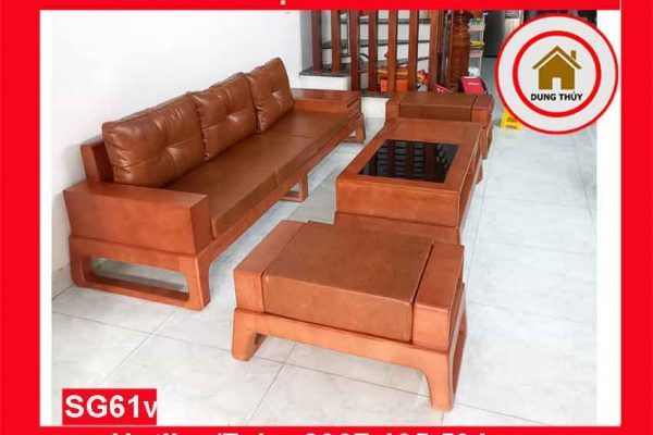 sofa gỗ Phú Thị 2