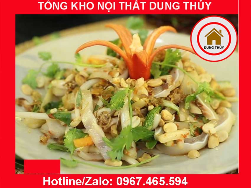 Cách làm món nộm ngó sen tai lợn