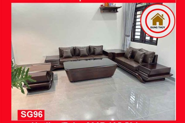 Sofa 2 văng kim cương gỗ sồi Nga