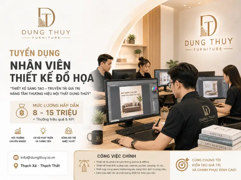 Tuyển dụng Nhân viên Thiết kế đồ họa