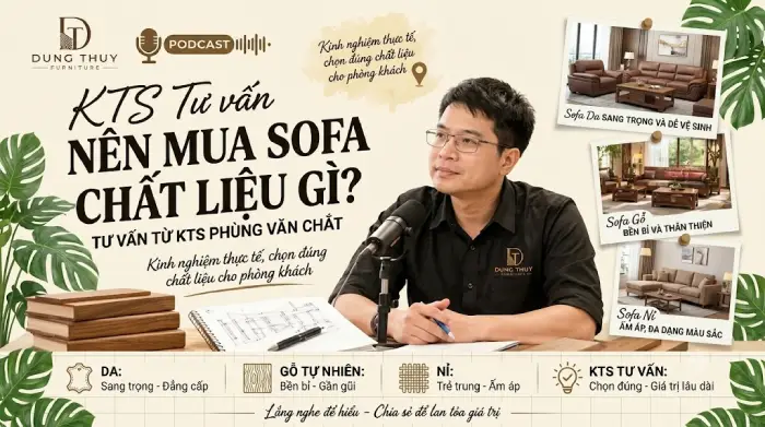 Nên mua sofa chất liệu gì