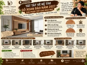 Tất tật về kệ tivi gỗ xoan đào năm 2027