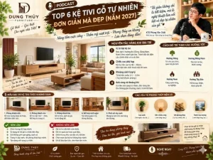kệ để tivi gỗ tự nhiên đơn giản mà đẹp
